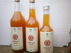 Mošt jablečný 100% BIO  - sklo 0,5 l široké hrdlo