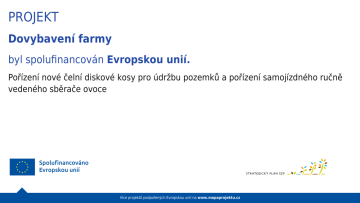 Povinná publicita k projektu